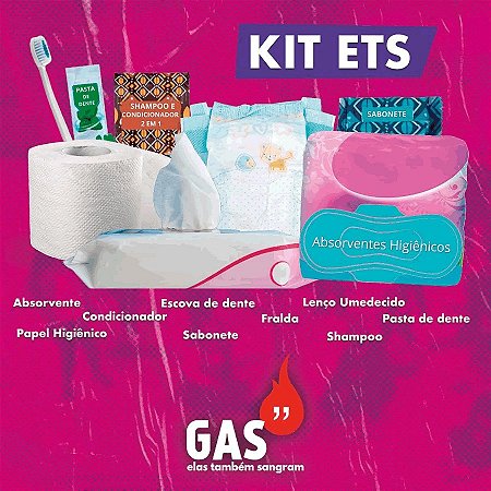 DOAÇÃO de KIT ETS (elas também sangram) - Campanha Keyrus