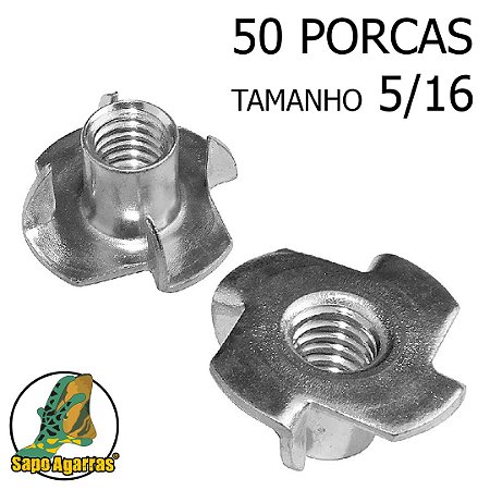 50 PORCA AGARRAS 5\16