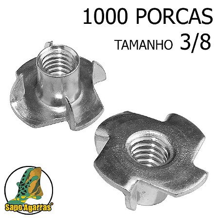 1000 PORCA AGARRA 3\8
