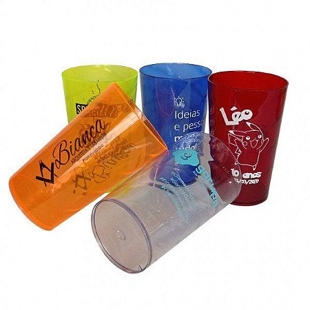 Kit 100 Copos Tornado 550 ml - Personalizado