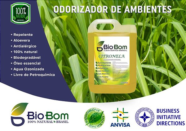 BIOBOM CITRONELA 5L - ANTIALÉRGICO - REPELENTE