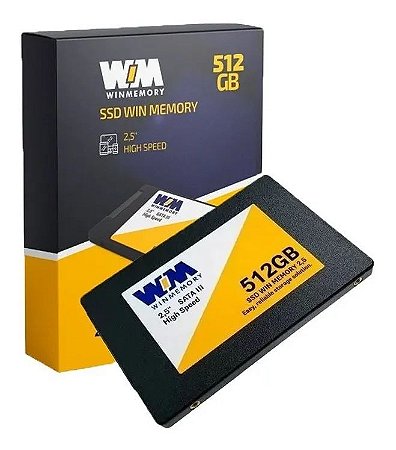 SSD WINMEMORY 512GB SATA3 2.5 7MM SWR512G