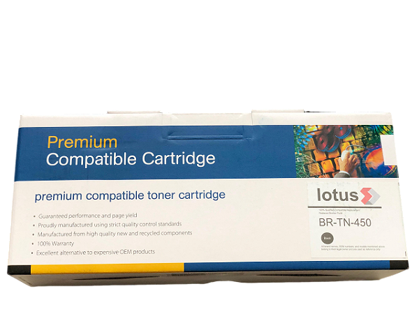 TONER P/ BROTHER TN-410, TN-450 (2.6K) CART. LOTUS