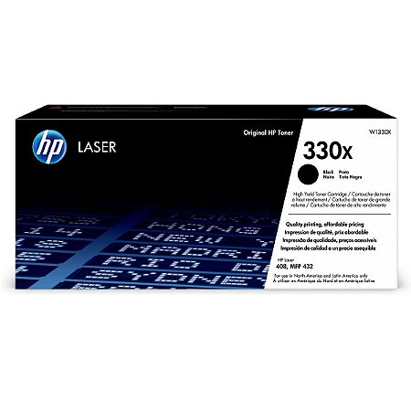 CARTUCHO TONER COMPATIVEL HP 330X  W1330X  M432  M408  15K S CHIP ARES UNICA UN