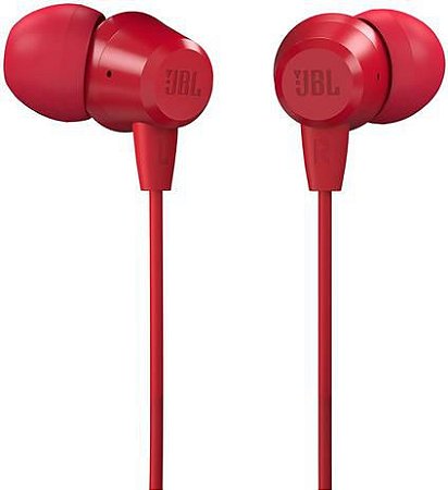 Fone de Ouvido JBL C50HI vermelho - Nova Thorck