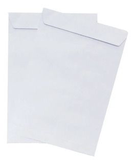 Envelope Branco 176mm x 250mm - 80g c/ 100 un