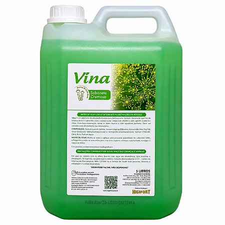 Sabonete Líquido Perolado Vina Erva Doce 5L