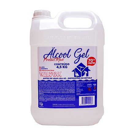 Álcool Em Gel 70º INPM Protect Max 4,5kg