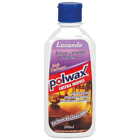 Lustra Móveis Polwax Lavanda 200ml