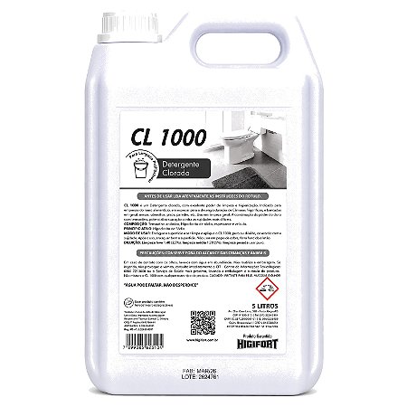 Detergente Clorado CL 1000 5L