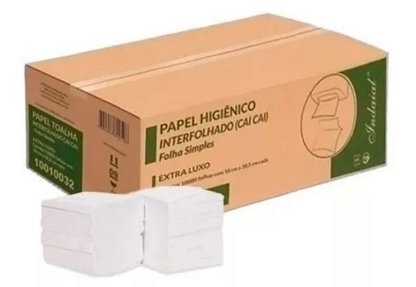 Papel Higienico Indaial Folha Simples c/ 10000 Folhas