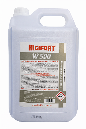 Detergente Clorado p/ Máquinas de Lavar Louças W500 5L