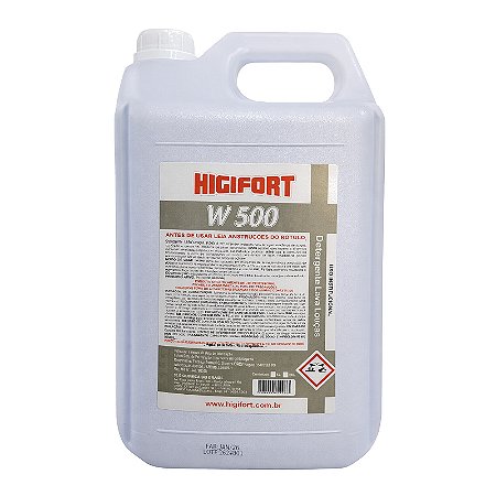 Detergente Clorado p/ Máquinas de Lavar Louças W500 5L