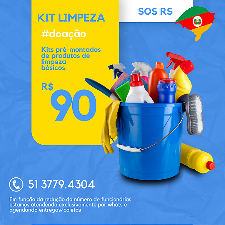Kit RS 04 - Doe para Vítima das Enchentes