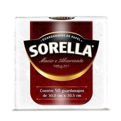 Guardanapo Sorella 100% Celulose 30x30,5cm