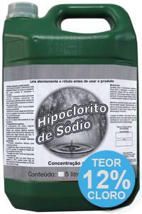 Hipoclorito de Sódio Remove Limo e Manchas 12% 5L