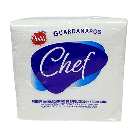 Guardanapo de Papel Chef 30x30cm c/50