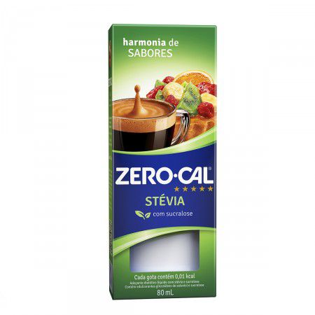 Adoçante Zero-Cal Stevia 80ml