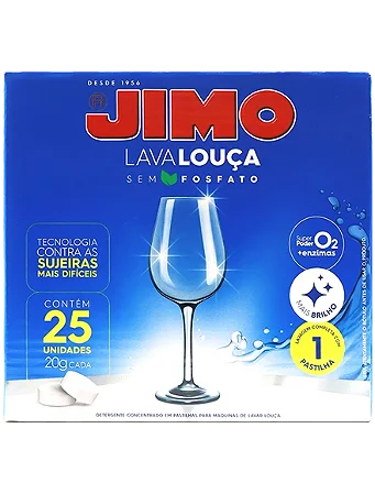 Lava-louças Jimo Pastilha com 25un