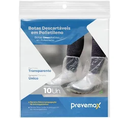Propé Bota Plástico c/ Elastico Prevemax BR c/100