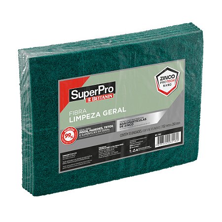 Fibra Verde Limpeza Geral 102x260mm Superpro