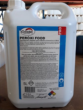 Limpador Desinfetante Super Concentrado Peroxi Food 5L