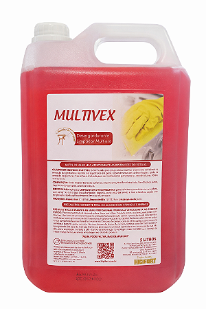 Limpador Multiuso Desengordurante Multivex Higifort 5L