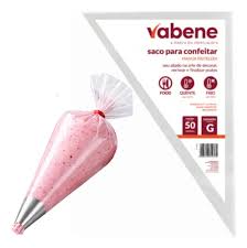 Saco de Confeiteiro Grande 38x27cm c/ 50