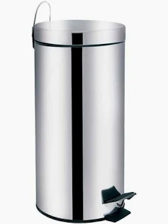 Lixeira c/ Pedal Inox Agata 30L