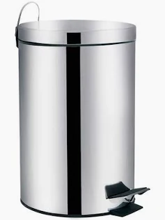 Lixeira c/ Pedal Inox Agata 30L