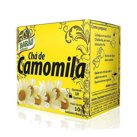 Chá Barão Camomila 10g (5x10 sachês)