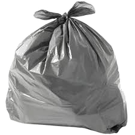 Saco de Lixo Colorido 40L Cinza
