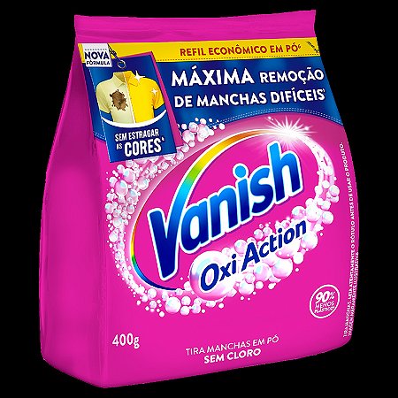 Tira-manchas em Pó Vanish Embalagem Econômica 400g