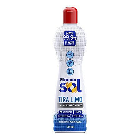 Limpador Banheiro Tira Limo Cloro Ativo 2 em 1 500ml