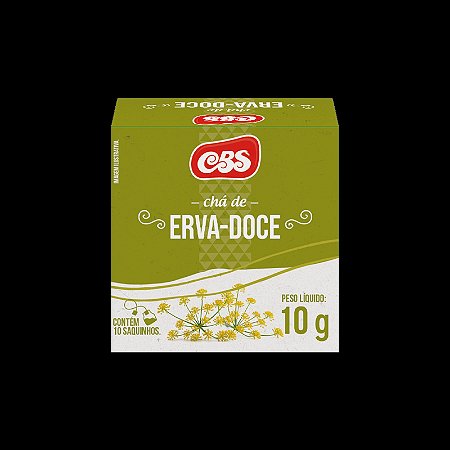 Chá CBS Erva Doce 10x10G