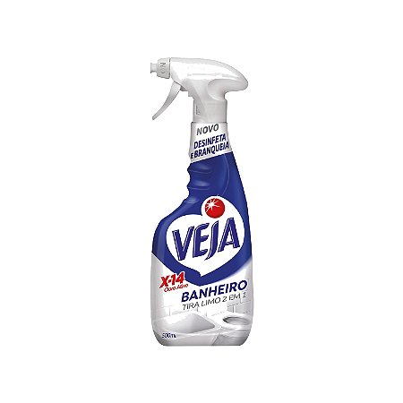 Limpador Veja Banheiro X-14 Tira-Limo 2 em 1 Gatilho 500ml