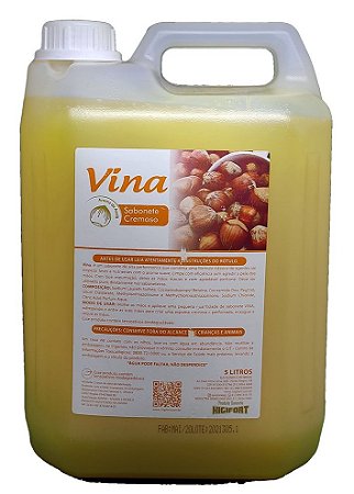 Sabonete Cremoso Perolado Vina Avelã 5L