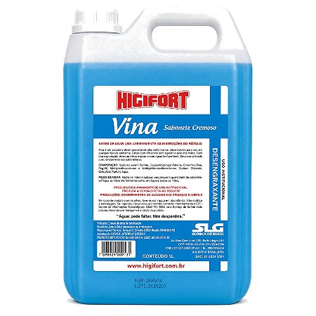 Sabonete Desengraxante Vina Higifort 5L