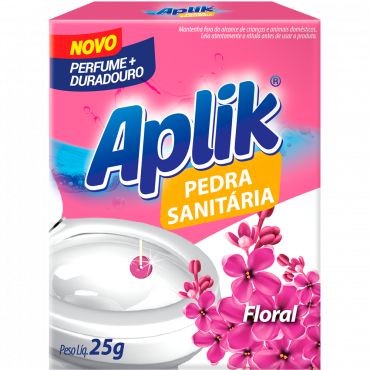 Pedra Sanitária Aplik 25g Floral