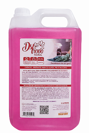 Desinfetante Concentrado Higifort DSF1000 1:30 5L Lavanda