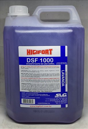 Desinfetante Concentrado Higifort DSF1000 1:30 5L Lavanda