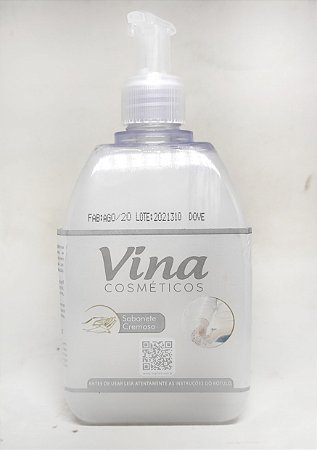 Sabonete Cremoso Perolado Vina Dove Pump 450ml