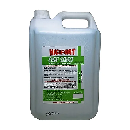 Desinfetante Concentrado Higifort DSF1000 1:30 5L Capim Limão