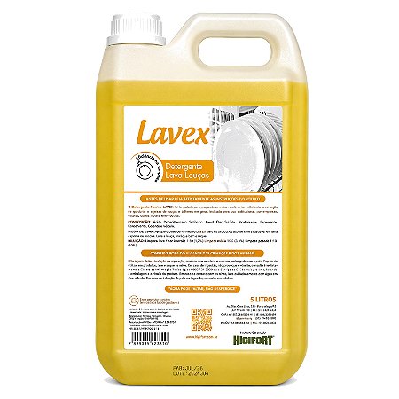Detergente Lava Louças Neutro Lavex 5L
