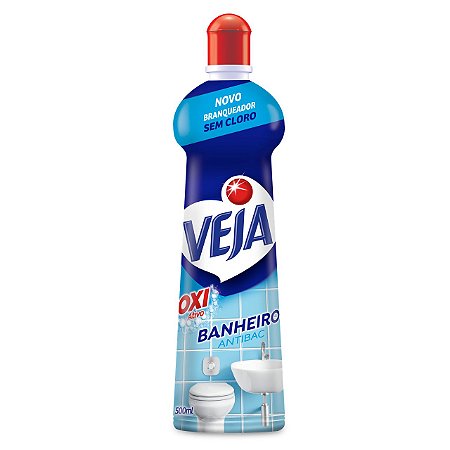 Veja Banheiro Antibac Oxi Ativo sem Cloro 500ml