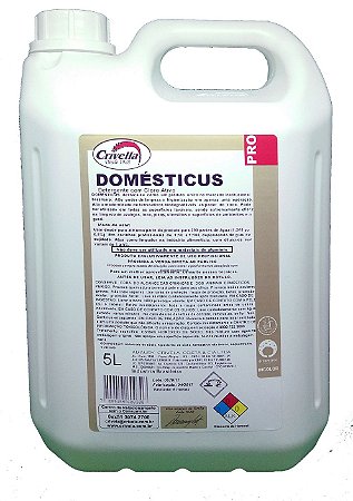 Detergente Cloro Ativo Domesticus 1:100L 5L