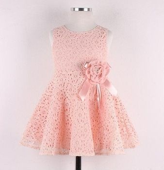 Vestido rendado.