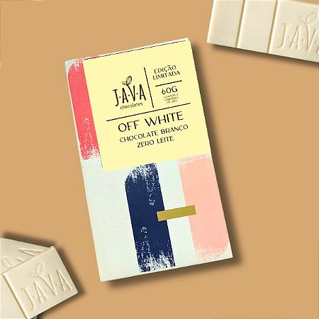 CHOCOLATE 60 g - BRANCO ZERO AÇÚCAR OFF WHITE - NOVO PESO