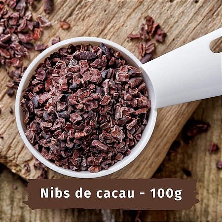 NIBS de cacau bean to bar - 100 g - Sem glúten, sem leite e sem soja