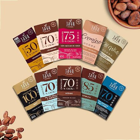 KIT 10 chocolates SORTIDOS 75 e 80 gramas